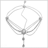 Crystal Forehead Jewelry Headband Romantic Bridal Hairband