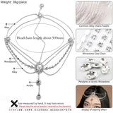 Crystal Forehead Jewelry Headband Romantic Bridal Hairband