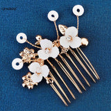 Floral Hairpin Hair Comb Styling Accessories For Party Ceremony Bride