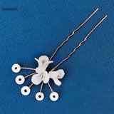 Floral Hairpin Hair Comb Styling Accessories For Party Ceremony Bride