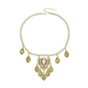 Vintage Rhinestone Pendant Women Headband