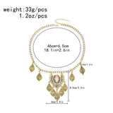 Vintage Rhinestone Pendant Women Headband