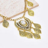 Vintage Rhinestone Pendant Women Headband