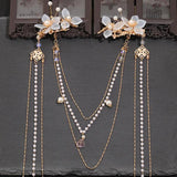 Vintage Tassel Hair Clips Chinese Wedding Hair Accessories
