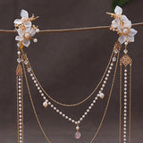 Vintage Tassel Hair Clips Chinese Wedding Hair Accessories