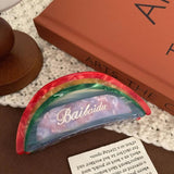 Acetate Rainbow Hair Clips Vintage Hair Accessories