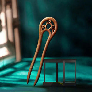 Geometric Sandalwood Hair Clips Styling Tool Hairpin Hairwear