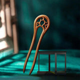 Geometric Sandalwood Hair Clips Styling Tool Hairpin Hairwear