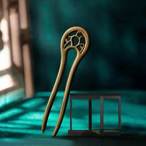 Geometric Sandalwood Hair Clips Styling Tool Hairpin Hairwear