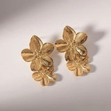 Uworld Vintage Stainless Steel Drop Earrings Waterproof Statement