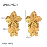 Uworld Vintage Stainless Steel Drop Earrings Waterproof Statement