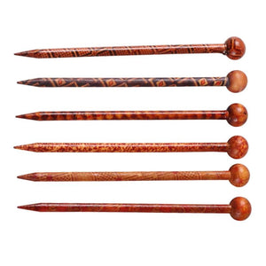 16-Piece Retro Wooden Hairpin Woman Hair Stick