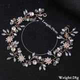 Pearl Crystal Women Headbands Wedding Hair Accessories Bride Tiaras Hairband