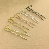 5pcs/lot Vintage Silver Hair Combs Hairpin Hairclips