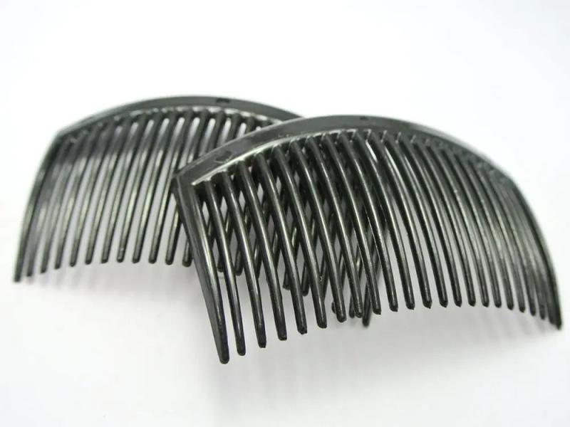 10 Plastic Hair Clips Side Combs Pin Barrettes 82X50mm for Ladies