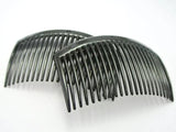 10 Plastic Hair Clips Side Combs Pin Barrettes 82X50mm for Ladies