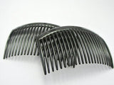 10 Plastic Hair Clips Side Combs Pin Barrettes 82X50mm for Ladies