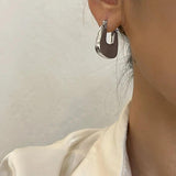 Chunky Hoop Earrings for Women Vintage Jewelry Gift