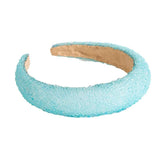 Colorful Beads Padded Hairband for Women Girls