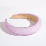 Colorful Beads Padded Hairband for Women Girls