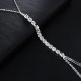 Kpop Rhinestone Multilayer Body Chain Stainless Steel Jewelry For Women