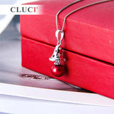 Real Silver 925 Christmas Bell Charms Pendant Gift for Women