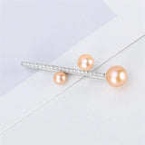 925 Silver Pearl Pendant Mounting with Zircon for Women