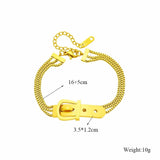 316L Stainless Steel Cross Heart Portrait Coin Charm Bracelet For Women