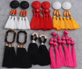 Bohemian Tassel Earrings for Women Ethnic Fringe Drop Jewelry