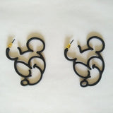 Alloy Micky Minie Stud Earrings Girls Jewelry Cartoon Statement Earings