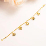 Heart Pendant Bracelet for Women Girls