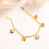 Heart Pendant Bracelet for Women Girls
