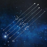 925 Silver 12 Constellation CZ Bracelet Women Jewelry