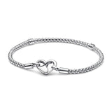 925 Silver Castle Bracelet for Women - DIY Star Jewelry