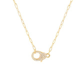 Evil Eyes Copper Pendant Necklace for Women