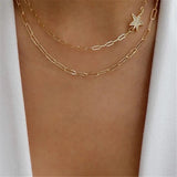 Evil Eyes Copper Pendant Necklace for Women