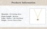 Evil Eyes Copper Pendant Necklace for Women