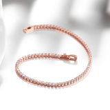2mm Moissanite Tennis Bracelet 925 Silver Plated