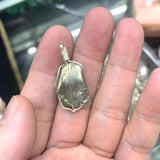 Raw Pyrite Pendant Necklace Fool's Stone Energy Rough Specimen DIY