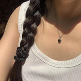 Natural Hypersthene Pendant Necklace Healing Energy Gift