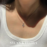 Natural Topaz Pendant Necklace Fine Jewelry Healing Energy Gift