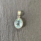 Natural Topaz Pendant Necklace Fine Jewelry Healing Energy Gift