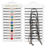 12 Natural Stone Rice Bead Bracelets for Women and Children