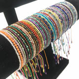 2-3mm Natural Stone Beads Choker Bracelet for Men and Women