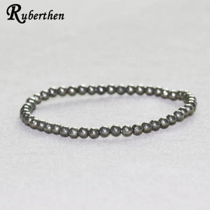 Natural Pyrite Bracelets Yoga Stone Bracelet Mini Gemstone Bracelet Drop