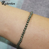 Natural Pyrite Bracelets Yoga Stone Bracelet Mini Gemstone Bracelet Drop