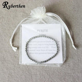Natural Pyrite Bracelets Yoga Stone Bracelet Mini Gemstone Bracelet Drop
