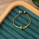 Tibetan Ethnic Stone Bracelet Men Women Nepal Beads Braided Bracelet
