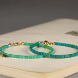 925 Stamp Turquoise Bracelet Women Birthday Gift Jewelry