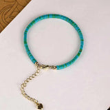 925 Stamp Turquoise Bracelet Women Birthday Gift Jewelry
